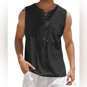 NWT Coofandy linen tank top